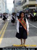 Participación del Hispano América en el Desfile del 12 de Noviembre del 2012