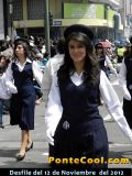 Participación del Hispano América en el Desfile del 12 de Noviembre del 2012