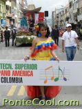Colegio Hispano America Desfile Fiesta de la Fruta y de las Flores Ambato 2012