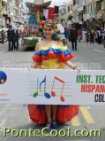 Colegio Hispano America Desfile Fiesta de la Fruta y de las Flores Ambato 2012