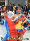 Colegio Hispano America Desfile Fiesta de la Fruta y de las Flores Ambato 2012