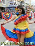 Colegio Hispano America Desfile Fiesta de la Fruta y de las Flores Ambato 2012