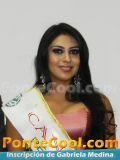 Inscripción de Gabriela Medina candidata a Reina de Ambato 2012 