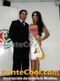 Inscripción de Gabriela Medina candidata a Reina de Ambato 2012 