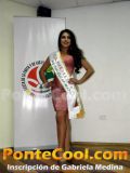 Inscripción de Gabriela Medina candidata a Reina de Ambato 2012 