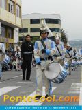 Colegio Guayaquil desfile del 12 de Noviembre del 2011