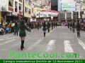 Colegio Indoamerica en el desfile del 12 Noviembre 2011