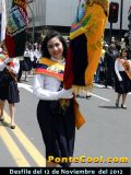 Participación del Colegio La Inmaculada Desfile del 12 de Noviembre del 2012