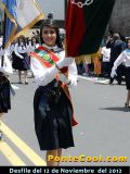 Participación del Colegio La Inmaculada Desfile del 12 de Noviembre del 2012