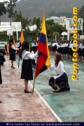 Unidad Educativa La Inmaculada Juramento a la Bandera 2013