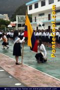 Unidad Educativa La Inmaculada Juramento a la Bandera 2013