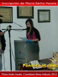 Inscripción de Marí­a Emilia Varela Candidata a Reina de Ambato 2013