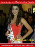 Inscripción de Marí­a Emilia Varela Candidata a Reina de Ambato 2013
