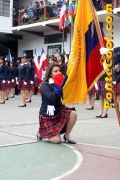 Juramento a la Bandera 2013 Colegio Liceo Cevallos