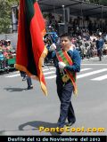 Participación del Colegio Pio X Desfile del 12 de Noviembre del 2012