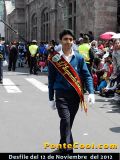 Participación del Colegio Pio X Desfile del 12 de Noviembre del 2012