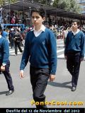 Participación del Colegio Pio X Desfile del 12 de Noviembre del 2012