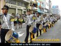 Participación del Colegio Rumiñahui en el Desfile del 12 de Noviembre del 2012