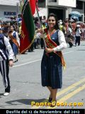 Participación del Santo Domingo en el Desfile del 12 de Noviembre del 2012