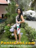 Sesión fotográfica de Andrea Salazar candidata a Reina de Ambato 2013