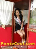 Sesión fotográfica de Andrea Salazar candidata a Reina de Ambato 2013